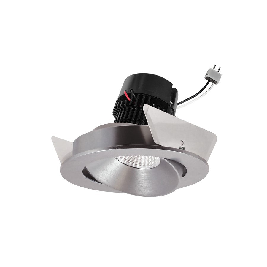 Nora 4" Pearl LV LED Rnd Cone, Comfort Dim, Natural Metal - NPRLV-4RCCDXNN