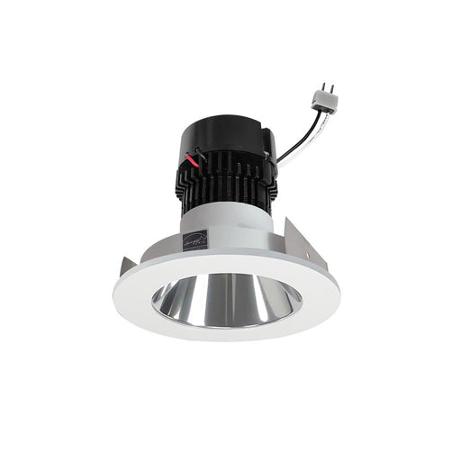 Nora 4" Pearl LED RD Retro Ref, 11W/2700K, Spec Clear/WH FL - NPRLV-4RNDC27XCMPW