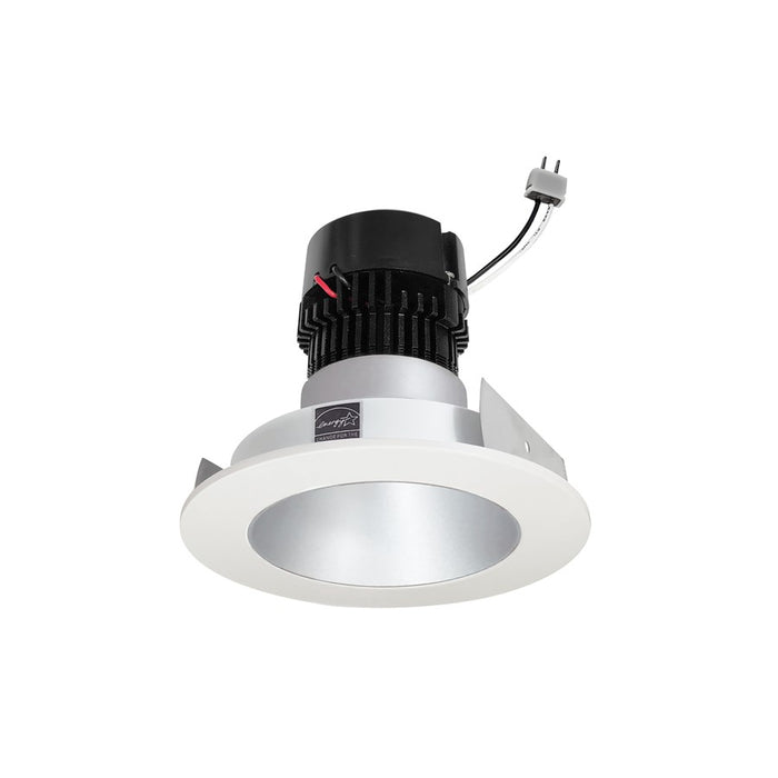 Nora 4" Pearl LED RD Retro Reflect, 11W/2700K, Haze/WH Flange - NPRLV-4RNDC27XHW