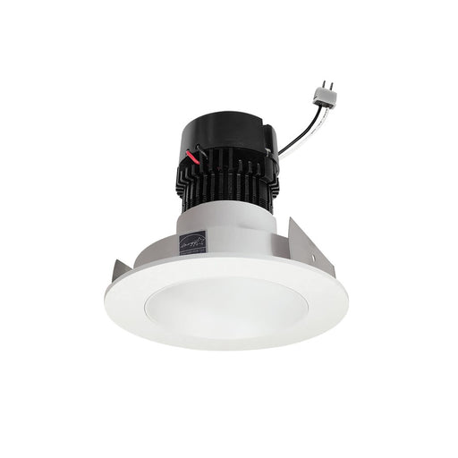 Nora 4" Pearl LED Round Retro Reflect/11W/3000K, WH/Flange - NPRLV-4RNDC30XWW
