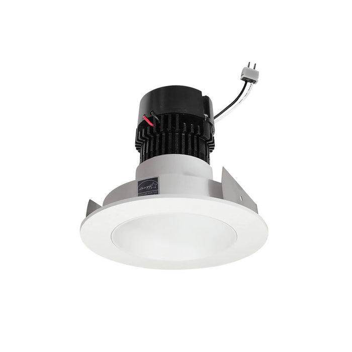Nora 4" Pearl LED Round Retro Reflect/11W/3000K, WH/Flange - NPRLV-4RNDC30XWW