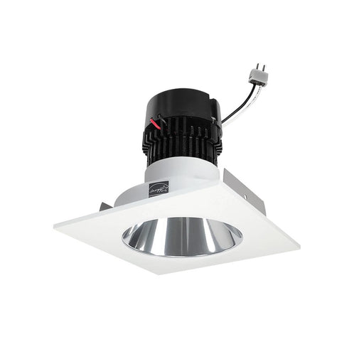 Nora 4" Pearl LED Sq Retro Ref/RDAp, 11W/2700K, SpecCL/WH - NPRLV-4SNDC27XCMPW