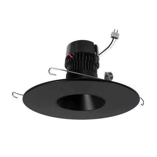 Nora 5"/6" Pearl LV LED Rnd Retro Rfl, 3000K, Blk - NPRLV-56RNDC30XBB