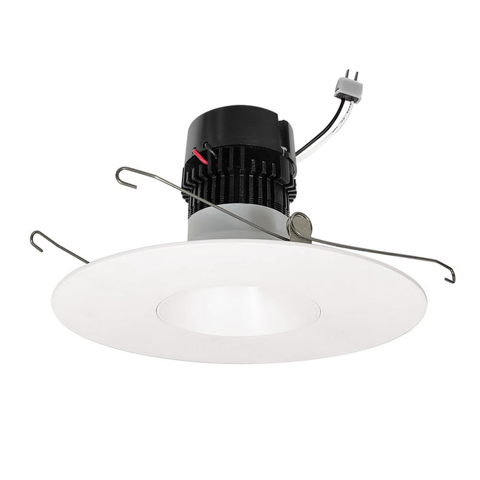 Nora 5"/6" Pearl LV LED Rnd Retro Rfl, Wht, 3500K, Wht - NPRLV-56RNDC35XWW