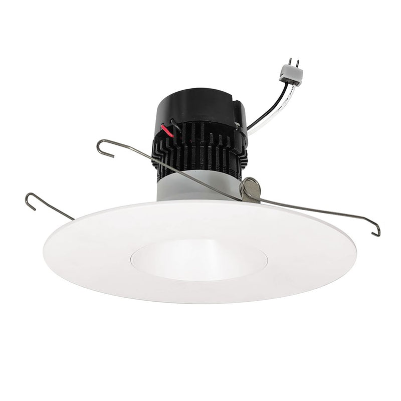 Nora 5"/6" Pearl LV LED Rnd Retro Rfl, Wht, 4000K, Wht - NPRLV-56RNDC40XWW