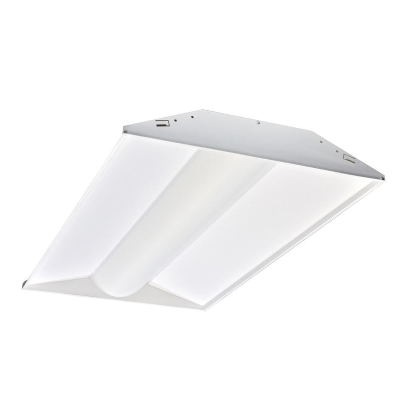 Nora Lighting 2X4 LED Center Basket Troffer, 3500K/White - NPTCB-E24-35AW