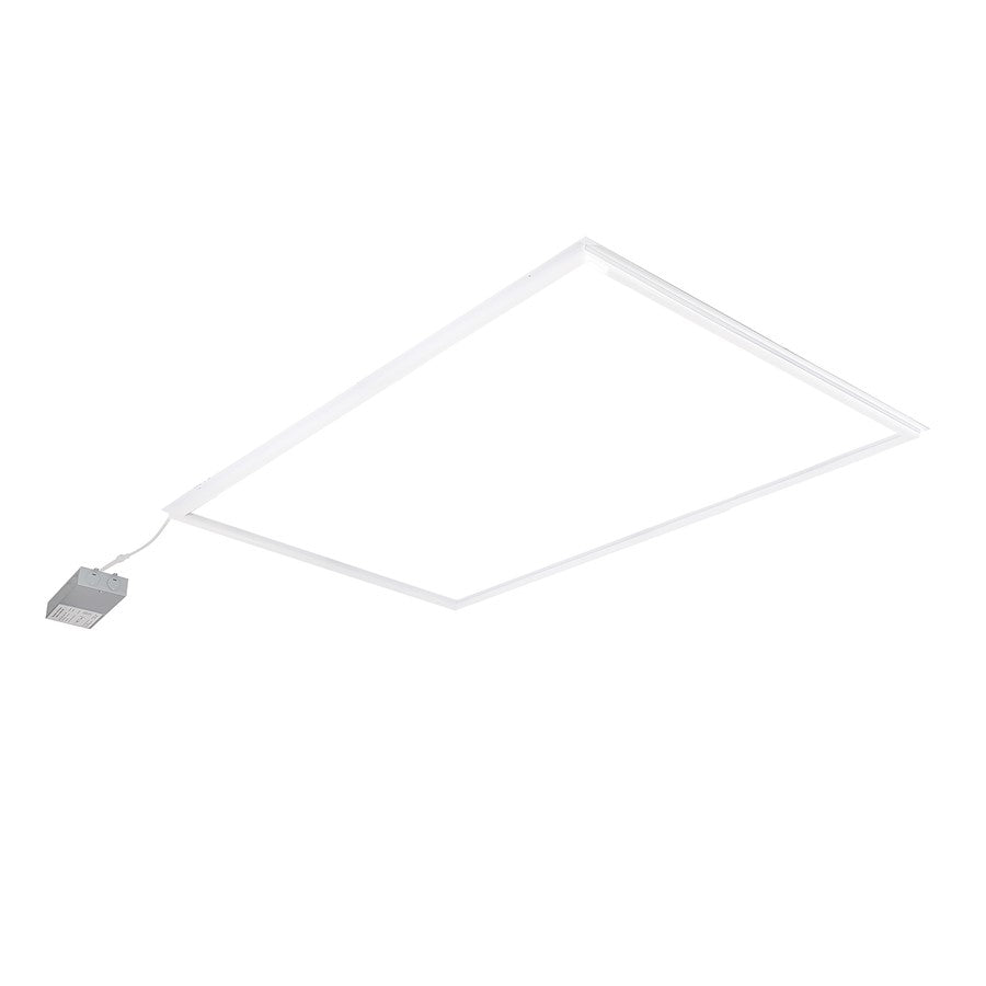 Nora 2'x4' LED Frame Lt/Sel Lmn/CCT, Wht - NPTPSW-E24-345W