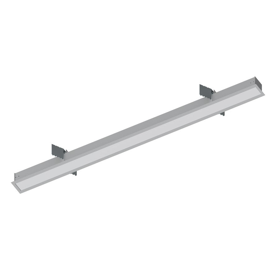 Nora 4' L-Line LED Rcs Lin, 4200lm, Alum/Alum, 4000K, Alum - NRLIN-41040A