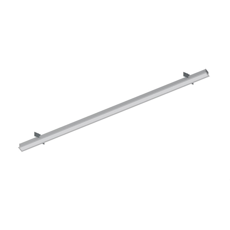 Nora 8' L-Line LED Rcs Lin, 8400lm, Alum/Alum, 3000K, Alum - NRLIN-81030A