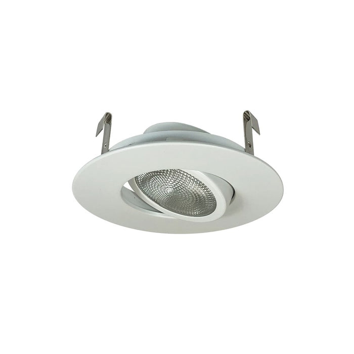 Nora Lighting 4" Surface Gimbal/Metal Trim, White - NS-12W