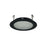 Nora Lighting 4" Albalite Lens/Metal Trim, Black - NS-22B