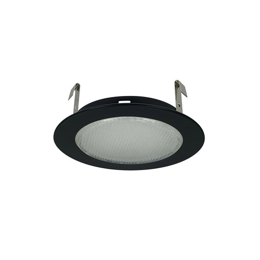 Nora Lighting 4" Albalite Lens/Metal Trim, Black - NS-22B
