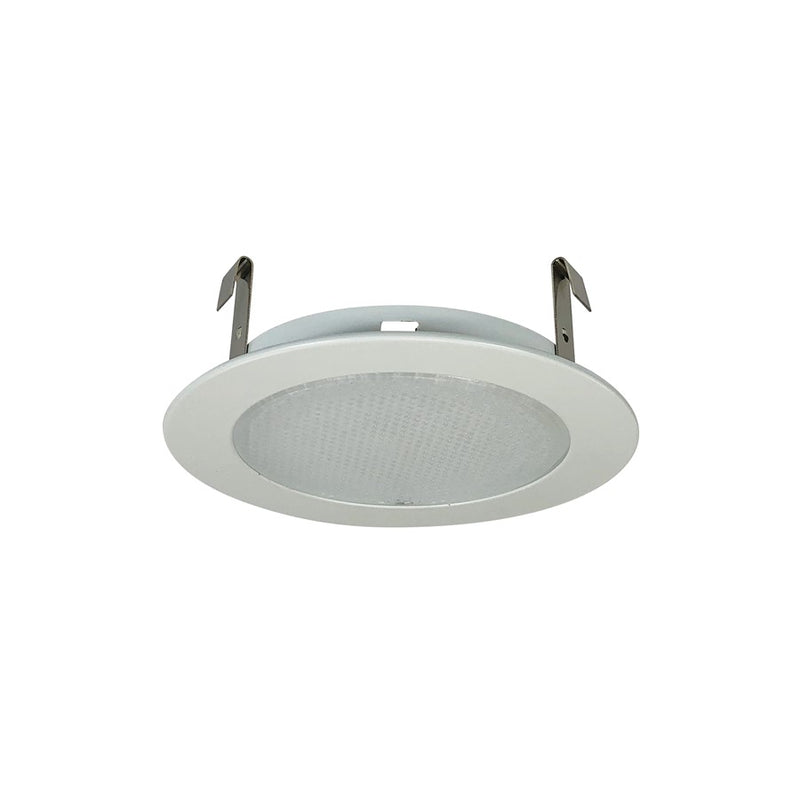 Nora Lighting 4" Albalite Lens w/ Metal Trim, White, - NS-22W