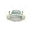 Nora Lighting 4" White Stepped Metal Baffle Trim/White Metal Ring - NS-40