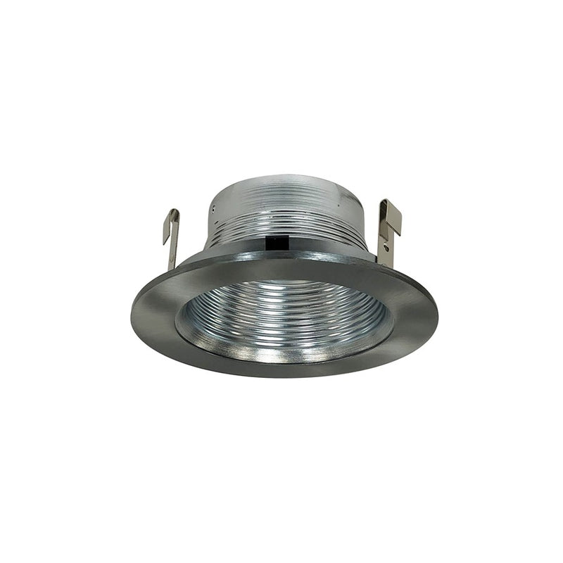 Nora Lighting 4" Natural Metal Stepped Metal Baffle Trim/Metal Ring - NS-40N