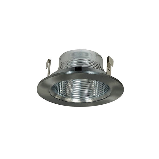 Nora Lighting 4" Natural Metal Stepped Metal Baffle Trim/Metal Ring - NS-40N