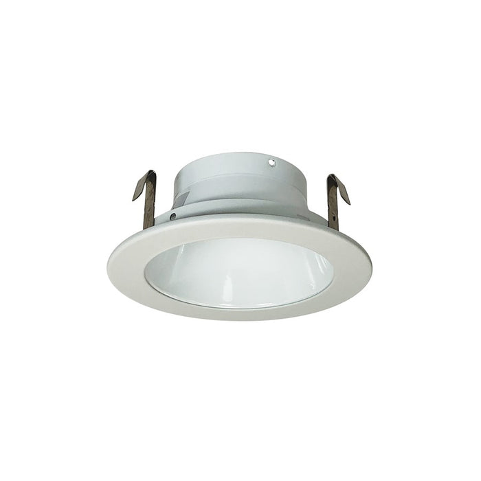 Nora Lighting 4" Specular White Reflector/White Metal Trim - NS-46