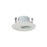 Nora 4" Surface Adj Slot Ap Trim w/Metal Ring, Wht - NS-47