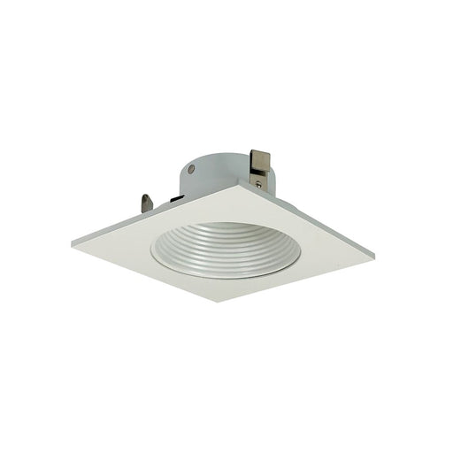 Nora Lighting 4" Whth Baffle, Sq White Trim - NS-4910WW