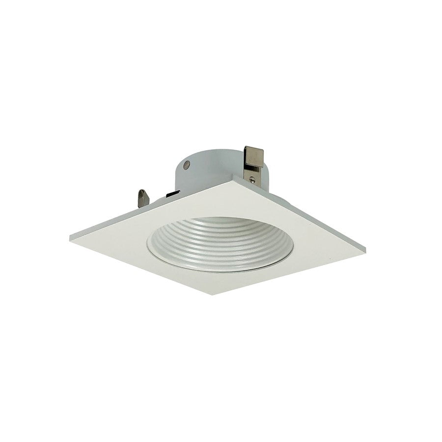 Nora Lighting 4" Whth Baffle, Sq White Trim - NS-4910WW