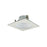 Nora Lighting 4" White Refl, Sq White Trim - NS-4914WW
