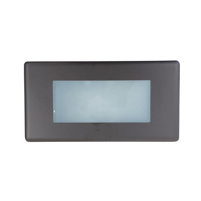 Nora Lighting LED Step Light/Frosted Glass Lens Face, 2W 120V/Bronze - NSI-602BZ