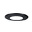 Nora Lighting Round Face Plate For Nslim, Black - NSLIM-4RDTB