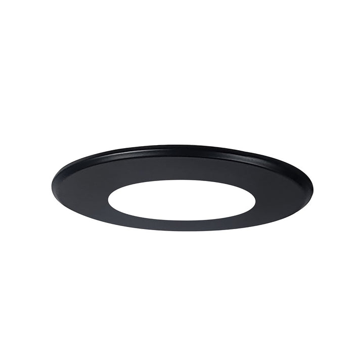 Nora Lighting Round Face Plate For Nslim, Black - NSLIM-4RDTB