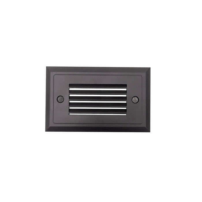 Nora Mia Die-Cast Mini LED Step/Louver Face, 74Lm/1.5W/3000K, BZ - NSW-641-30BZ