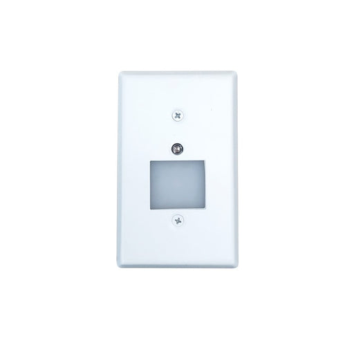 Nora Mini LED Step Lt w/Photocell, Frosted Glass, 2700K, Wht - NSW-6629PC-W