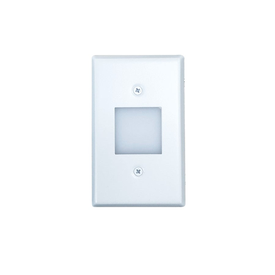 Nora Mini LED Step/Lens Face, 1W/90+ CRI/2700K/WH/120V, Frosted - NSW-6629W
