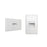 Nora Ari LED Step Light/Interchangeable Faces, 47Lm/2.5W/3000K, WH - NSW-720-30W