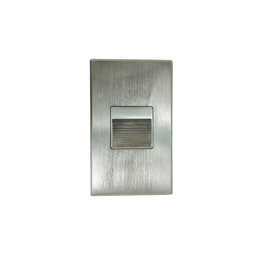Nora Ari LED Step/Interchangeable Faces, 47Lm/2.5W/4000K, Nickel - NSW-720-40BN