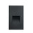 Nora Ari LED Step Lt w/Vertical Wall Wash Face Plate, 3000K, Blk - NSW-730-30B