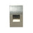 Nora Ari LED Step Light/Wall Wash Face, 37Lm/2.5W/3000K, Nickel - NSW-730-30BN