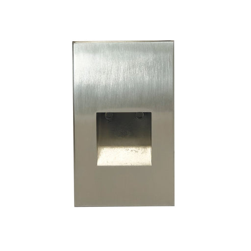 Nora Ari LED Step Light/Wall Wash Face, 37Lm/2.5W/3000K, Nickel - NSW-730-30BN
