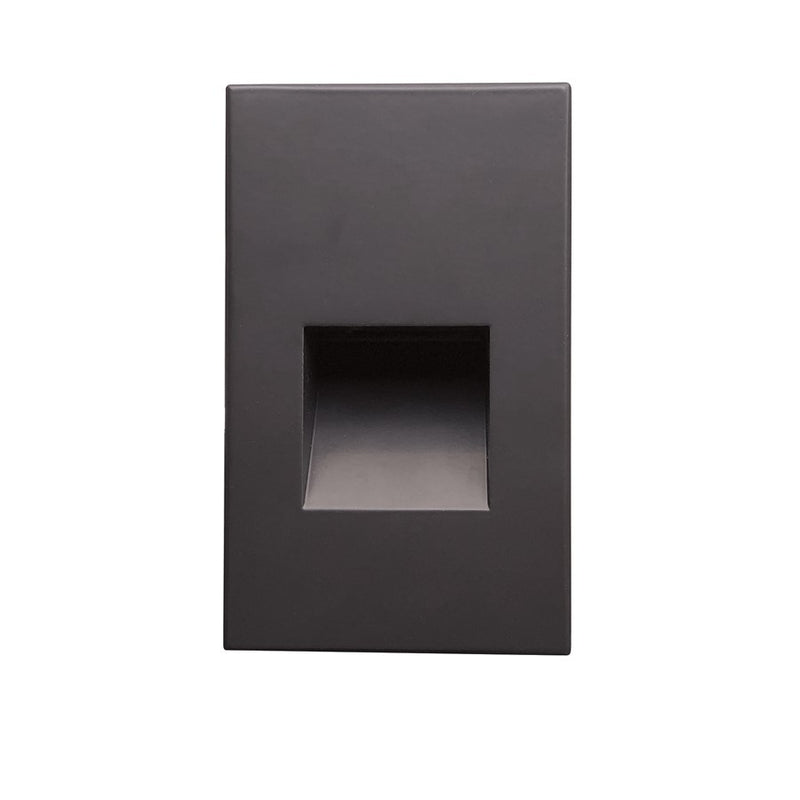 Nora Ari LED Step Light/Wall Wash Face, 37Lm/2.5W/3000K, BZ - NSW-730-30DBZ
