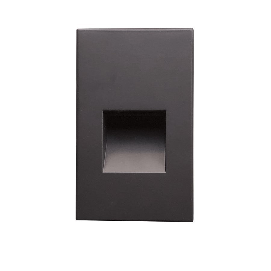 Nora Ari LED Step Light/Wall Wash Face, 37Lm/2.5W/3000K, BZ - NSW-730-30DBZ