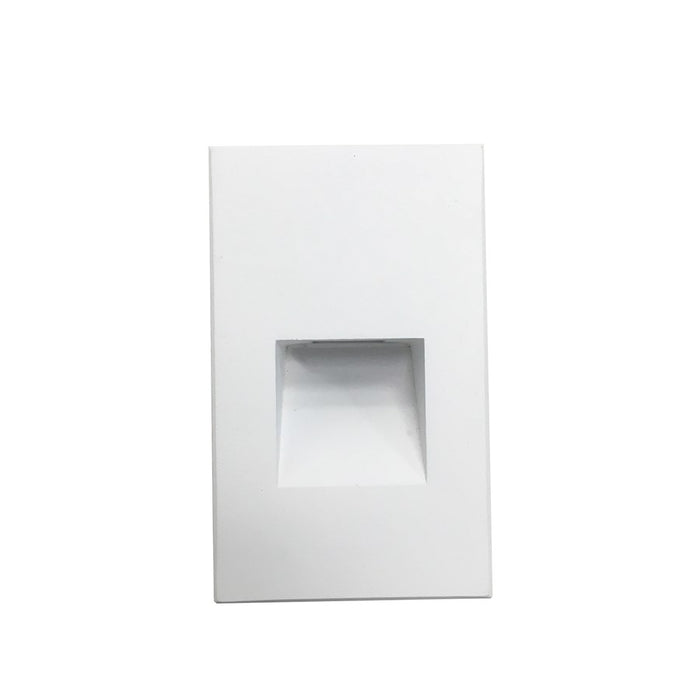 Nora Ari LED Step Light/Wall Wash Face Plate, 37Lm/2.5W/3000K, WH - NSW-730-30W