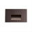 Nora Ari LED Step Lt w/Horizontal Wall Wash Face, 3000K, Brz - NSW-740-30BZ
