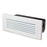 Nora Brick Die-Cast LED Step Light/Louver Face, 4.6W/3000K, WH - NSW-841-32W