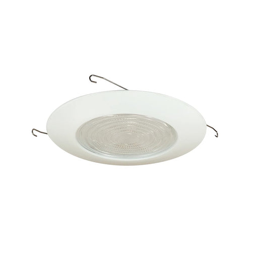 Nora Lighting 6" Fresnel Shower Lens/Metal Trim, White - NT-23