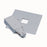 Nora Lighting Live End Feed/Cover, 2 Circuit Track, Silver - NT-2311S