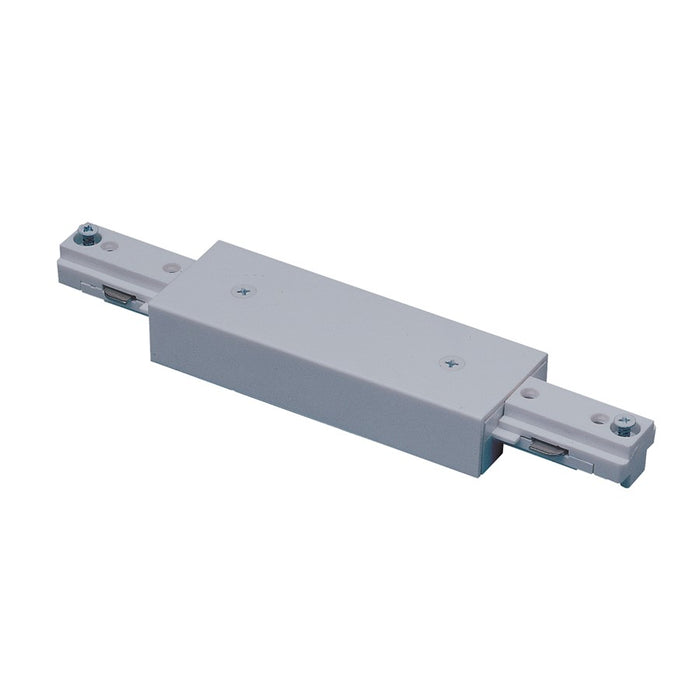 Nora Lighting I Connector, 2 Circuit Track, Silver - NT-2312S