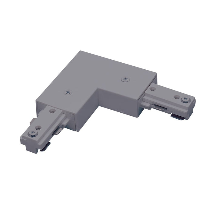 Nora L Connector, 2 Circuit Track Left Or Right Polarity, Silver - NT-2313S