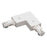 Nora L Connector, 2 Circuit Track Left Or Right Polarity, White - NT-2313W