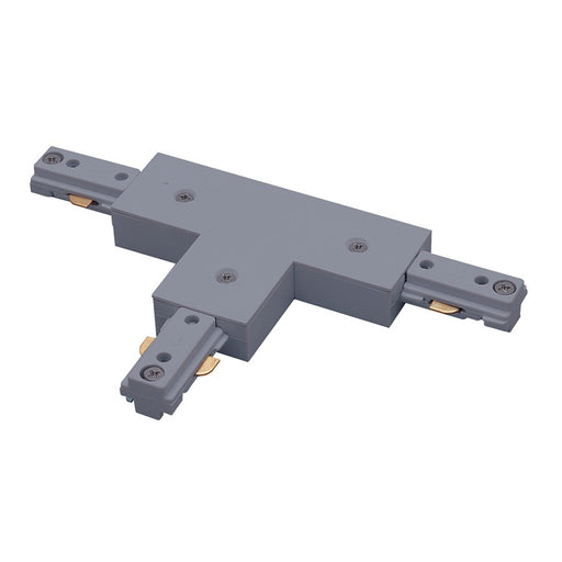 Nora Lighting T Connector, 2 Circuit Track, Left Polarity, Silver - NT-2314S-L