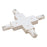 Nora Lighting X Connector, 2 Circuit Track, Right Polarity, White - NT-2315W
