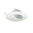 Nora Lighting 6" Half Moon Wall Wash Trim/Reflector, White - NT-25