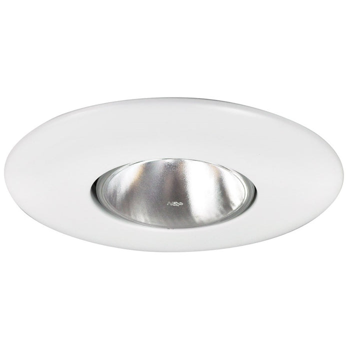 Nora Lighting 6" Br30/Par30 Open Metal Trim, White - NT-30
